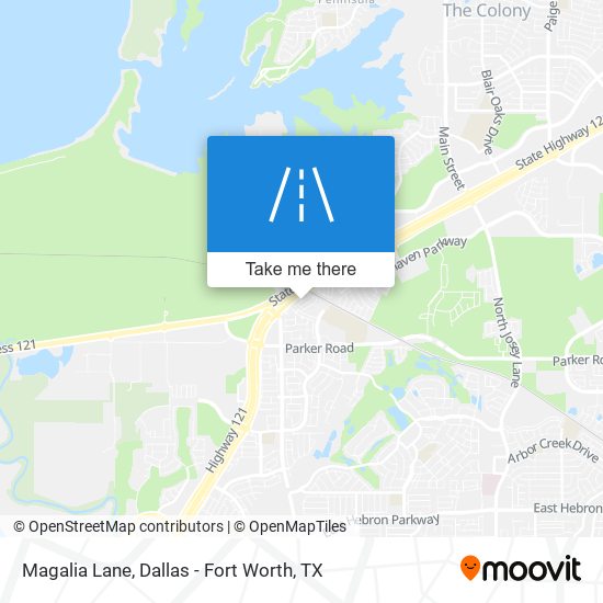 Magalia Lane map