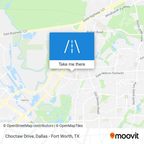 Mapa de Choctaw Drive