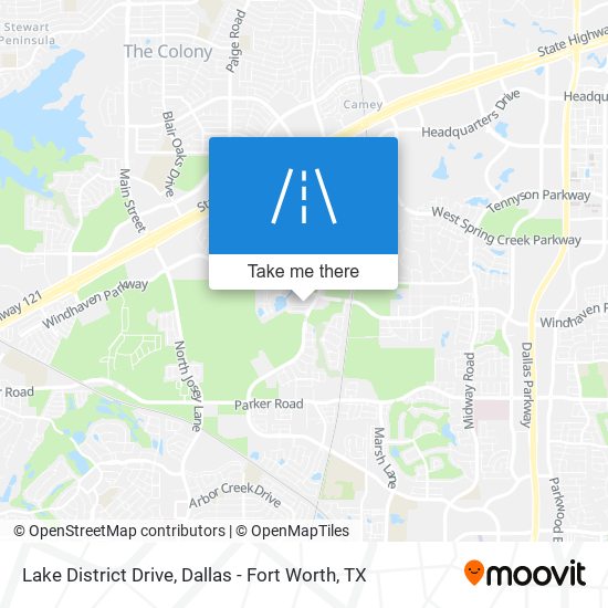 Lake District Drive map