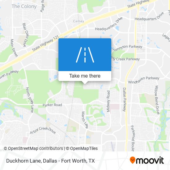 Mapa de Duckhorn Lane