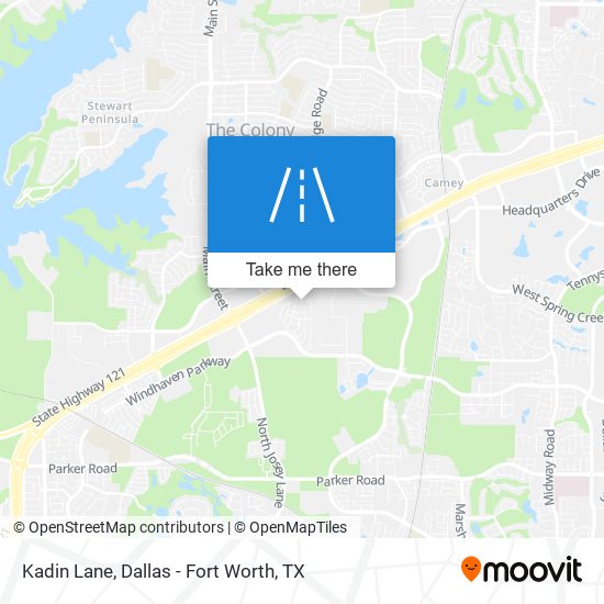 Kadin Lane map