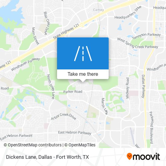 Dickens Lane map