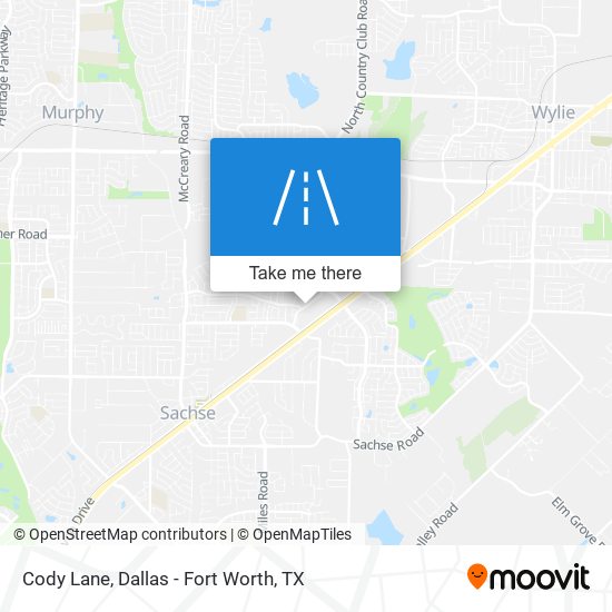 Mapa de Cody Lane