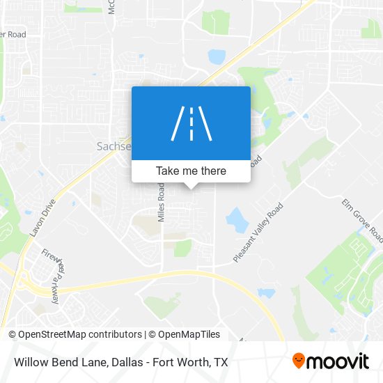Mapa de Willow Bend Lane