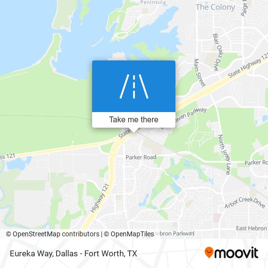 Eureka Way map