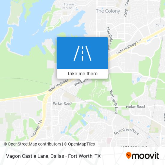 Vagon Castle Lane map