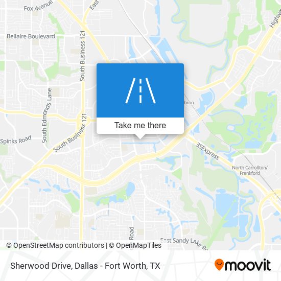 Sherwood Drive map