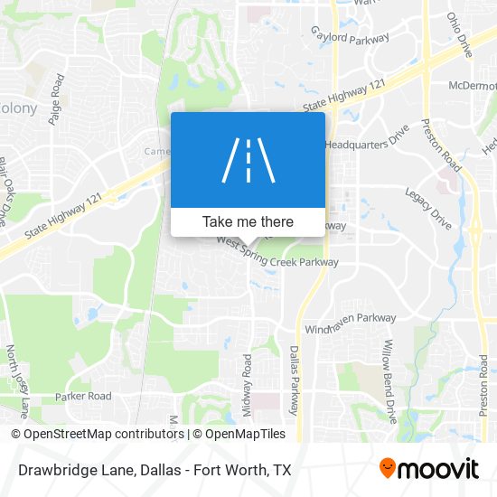 Drawbridge Lane map