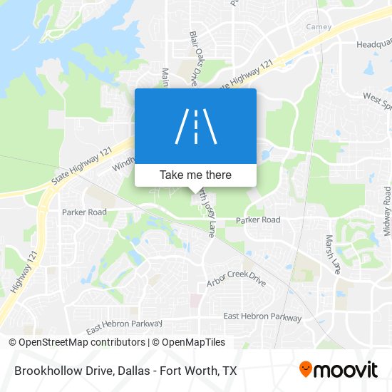 Mapa de Brookhollow Drive
