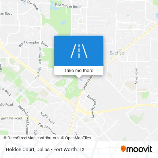 Mapa de Holden Court