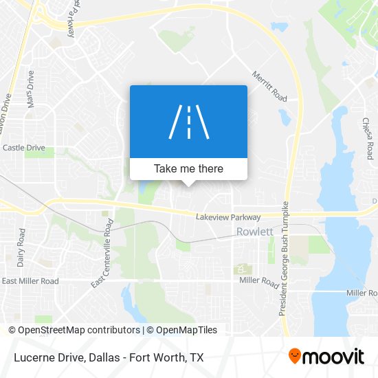 Lucerne Drive map