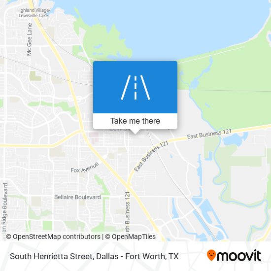 South Henrietta Street map