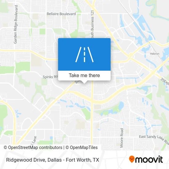 Ridgewood Drive map