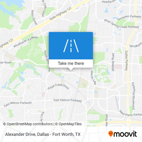 Mapa de Alexander Drive