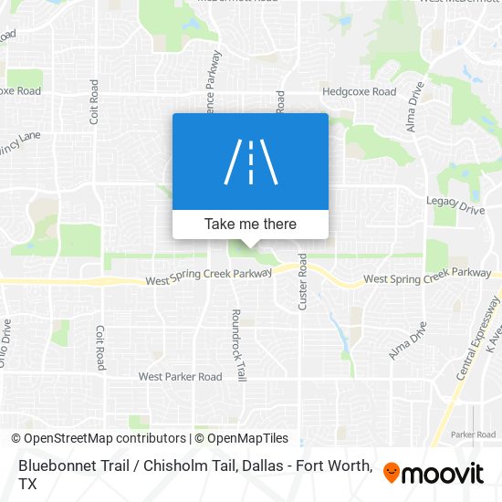 Bluebonnet Trail / Chisholm Tail map