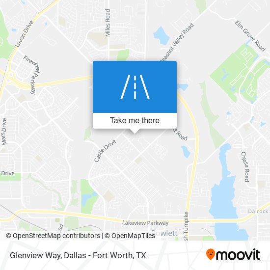 Glenview Way map