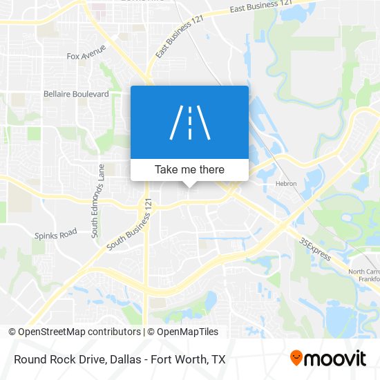 Mapa de Round Rock Drive