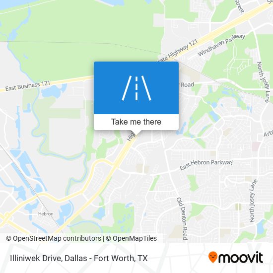 Illiniwek Drive map