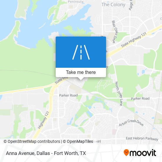 Mapa de Anna Avenue