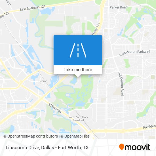 Lipscomb Drive map