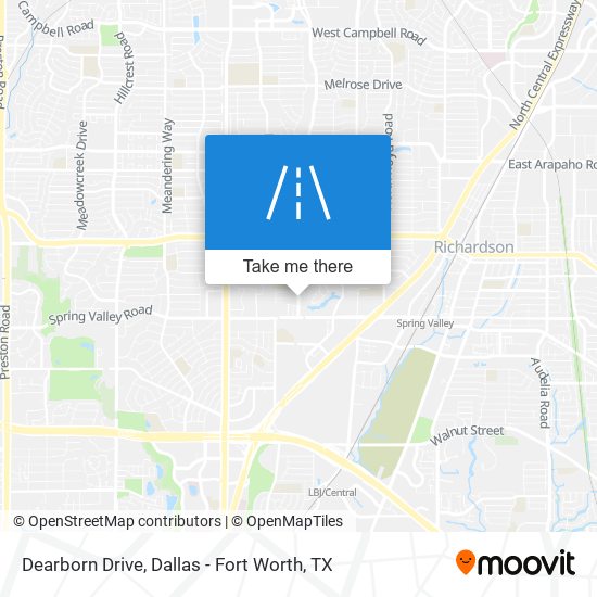 Mapa de Dearborn Drive