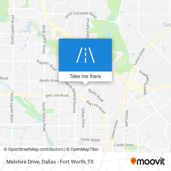 Mapa de Melshire Drive