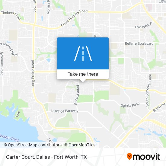 Mapa de Carter Court