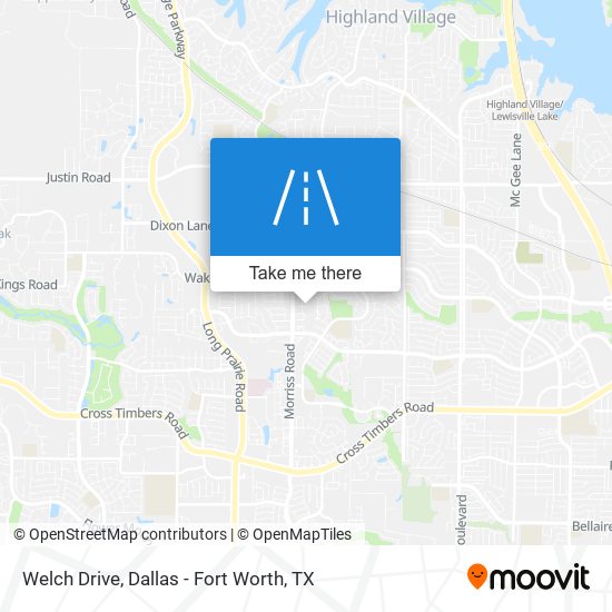 Mapa de Welch Drive