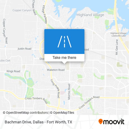 Mapa de Bachman Drive