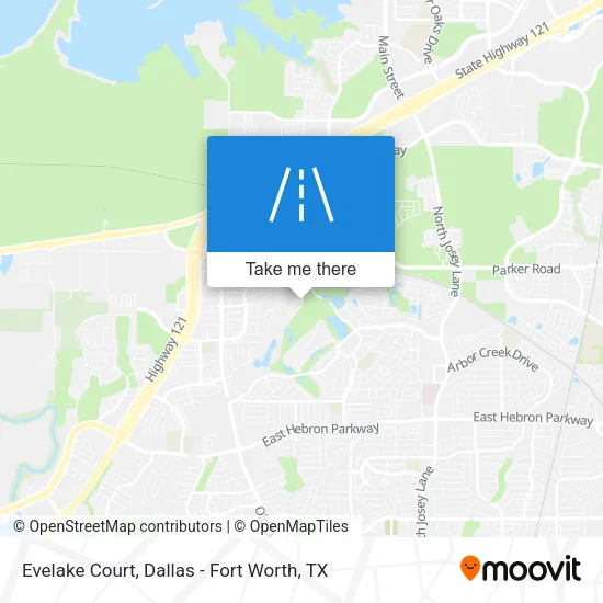 Evelake Court map
