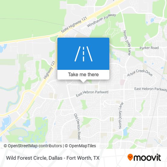 Wild Forest Circle map