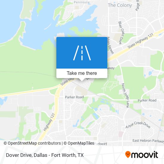 Mapa de Dover Drive