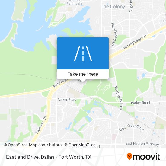 Eastland Drive map