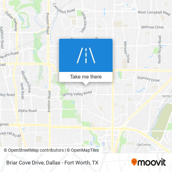 Briar Cove Drive map