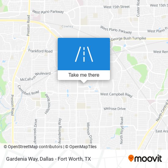 Gardenia Way map
