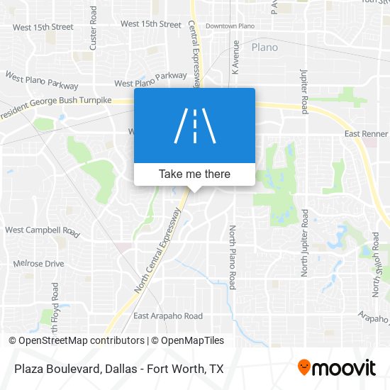Plaza Boulevard map