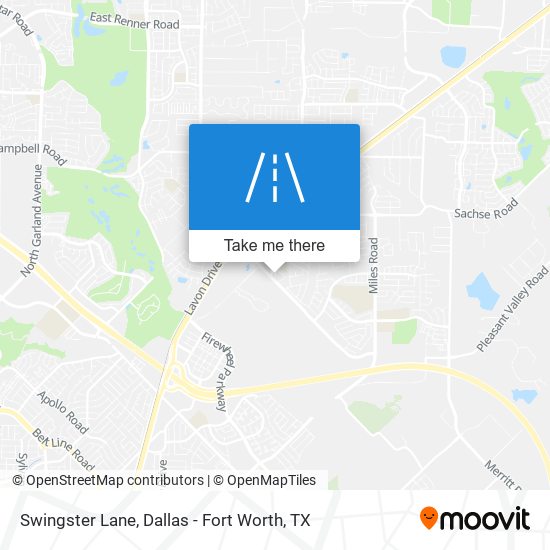 Swingster Lane map