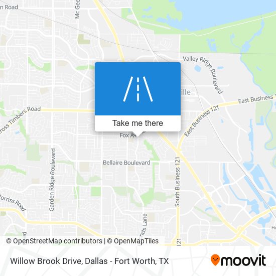 Willow Brook Drive map