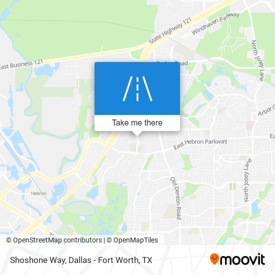 Mapa de Shoshone Way