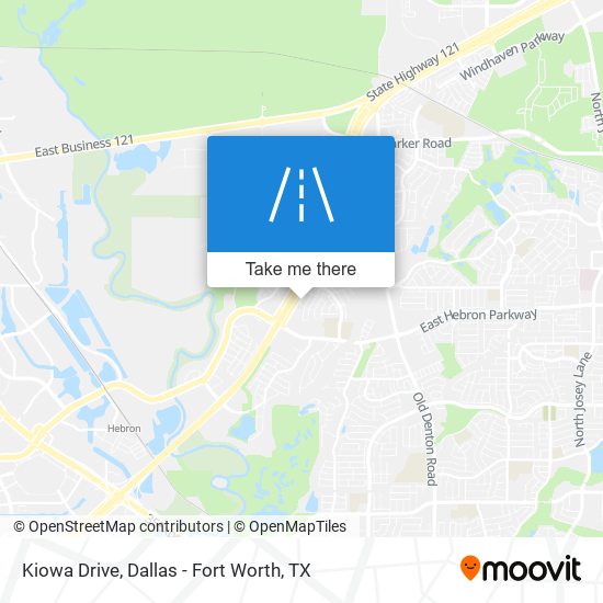 Mapa de Kiowa Drive