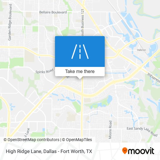 Mapa de High Ridge Lane