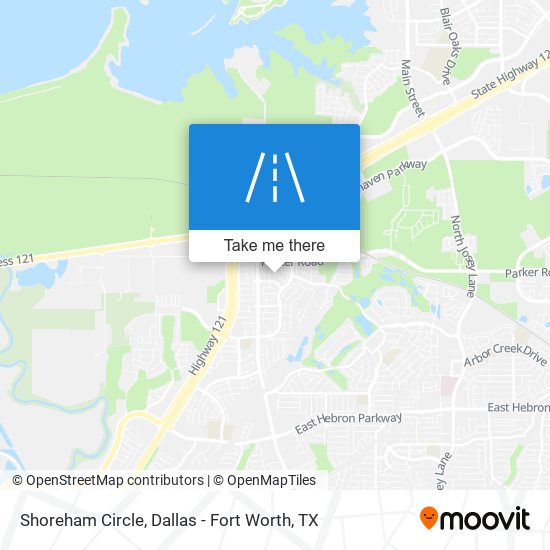 Shoreham Circle map