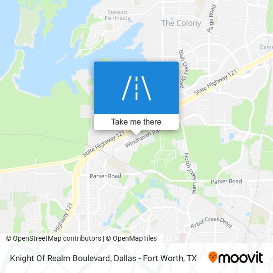 Knight Of Realm Boulevard map