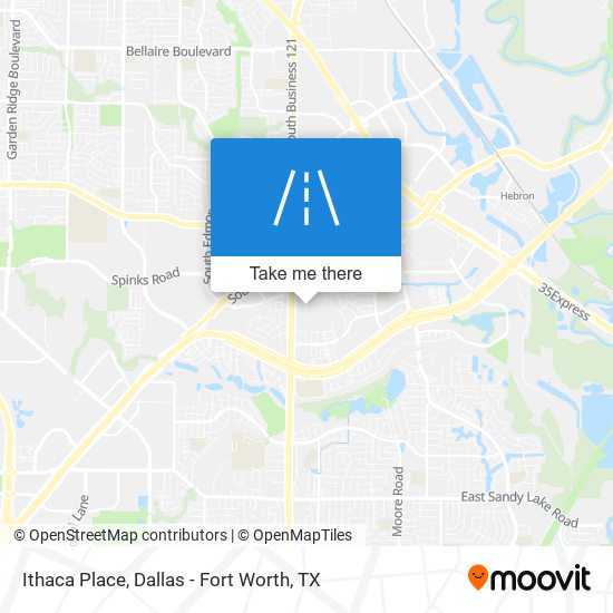 Ithaca Place map