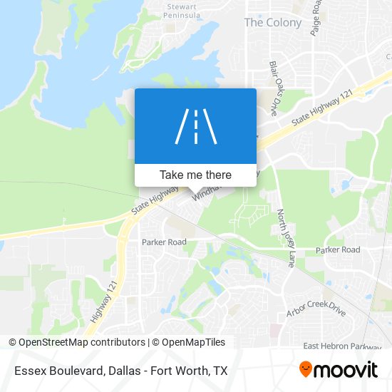 Essex Boulevard map