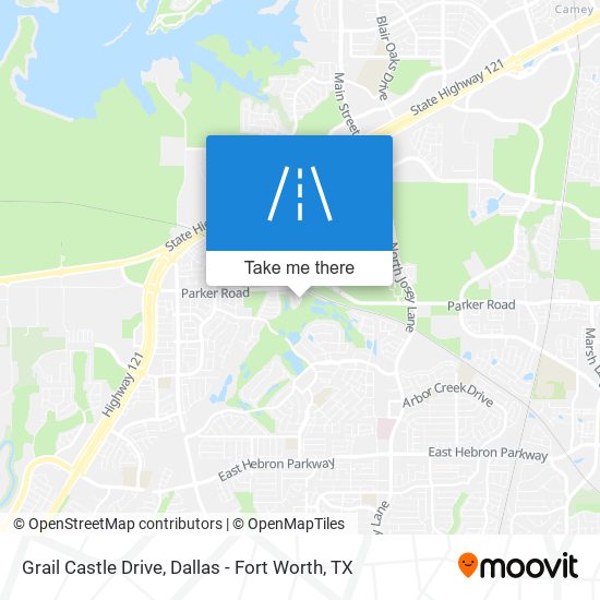 Mapa de Grail Castle Drive