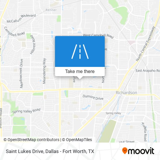 Saint Lukes Drive map