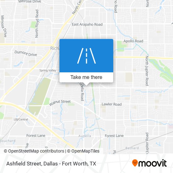 Ashfield Street map
