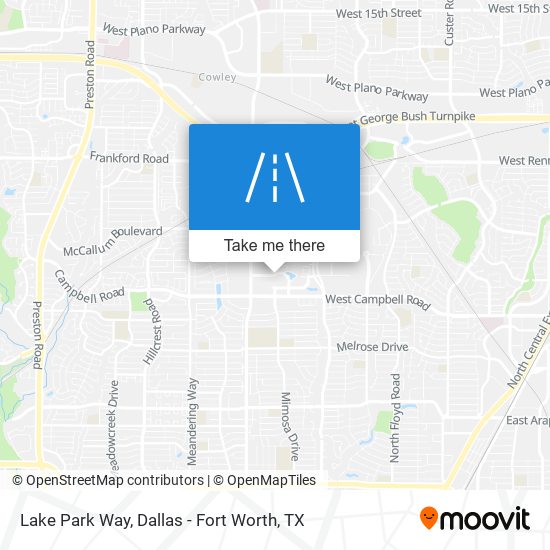 Mapa de Lake Park Way