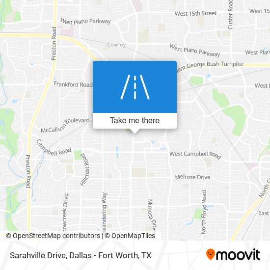 Sarahville Drive map